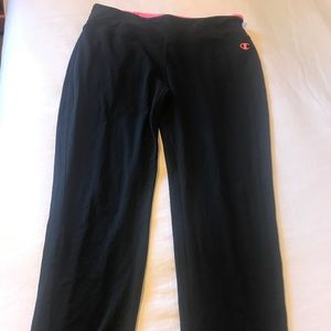 Champion Black Cotton Pants